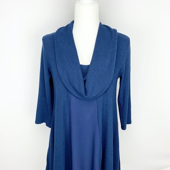 SOFT SURROUNDINGS Cowel Neck Tunic Size Sm… - Picture 7 of 13